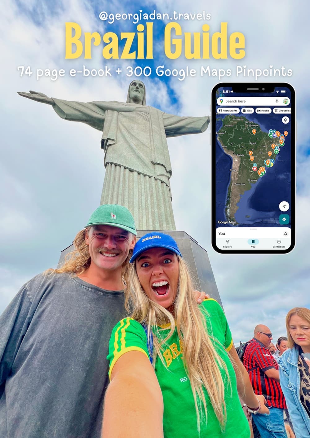 Brazil Travel Guide + Digital Map