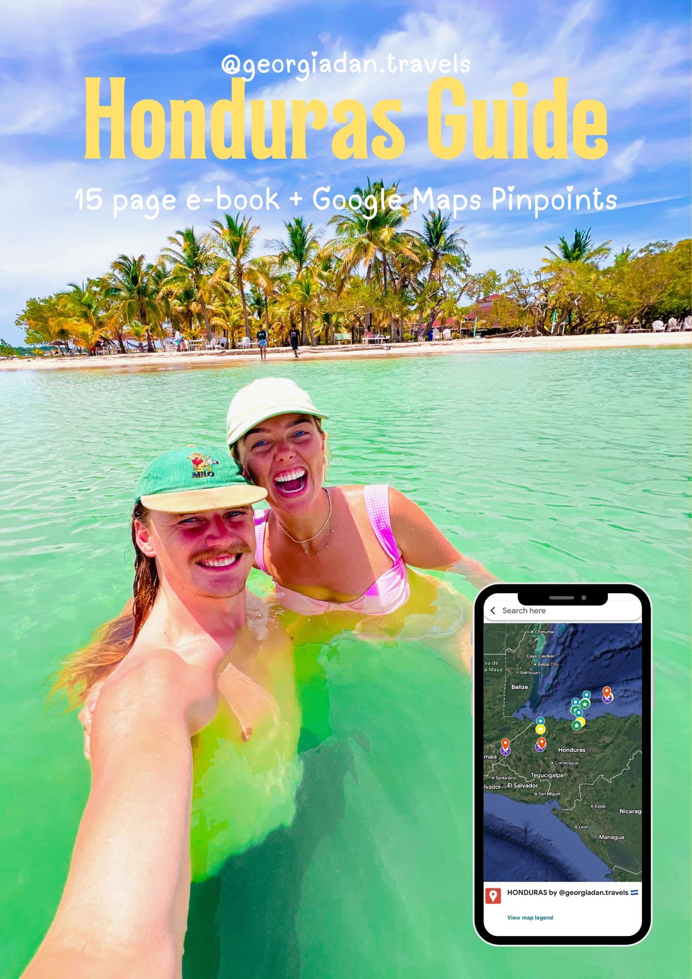 Honduras Travel Guide + Digital Map