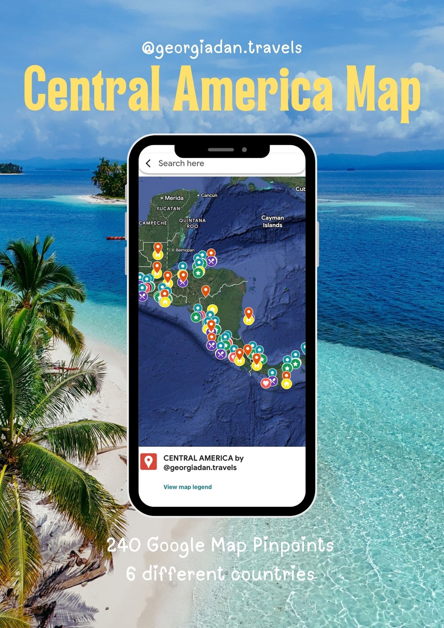 Central America Map