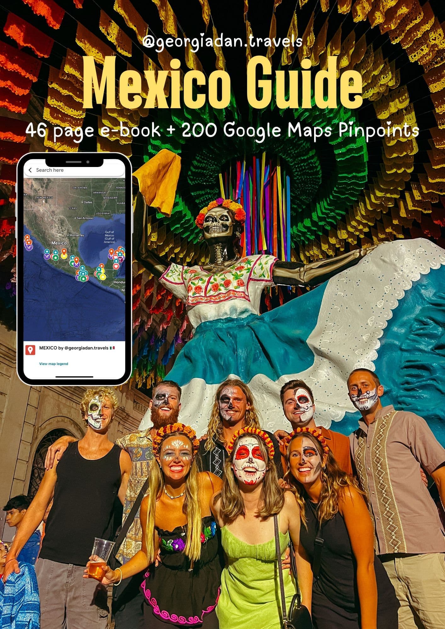 Mexico Travel Guide + Digital Map